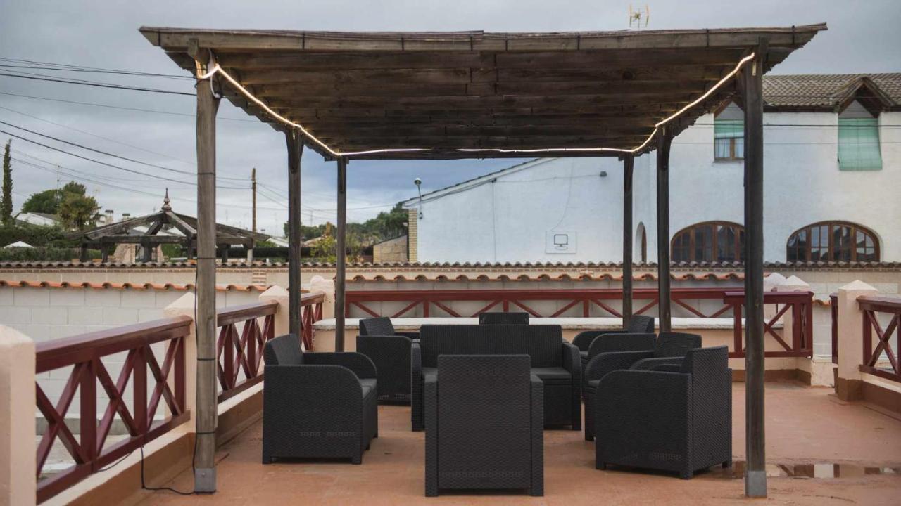 Villa La casa de la tinaja piscina y chimenea Villamiel de Toledo Exterior foto